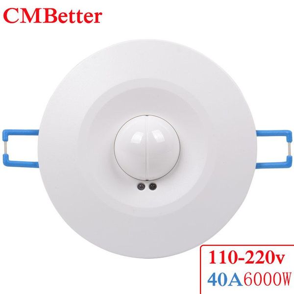 

smart home control dial code microwave radar embedded ceiling sensor switch, human body el engineering switch 110-240v 40a