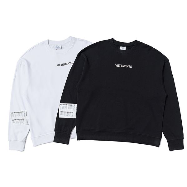 

2021 new men's women's autumn and winter street trend round neck punk style long sleeve pullover hoodie 0nx7, Black