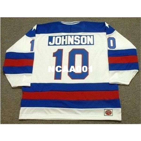 

668s # 10 mark johnson 1980 usa olympic home hockey jersey or custom any name or number retro jersey, Black