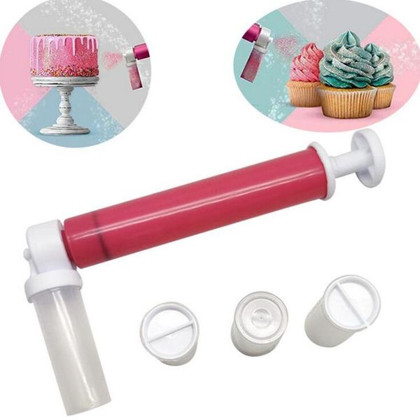 

2021 new cake spray gun cake airbrush coloring sprayer duster manual watering can decorating tools baking tools grade