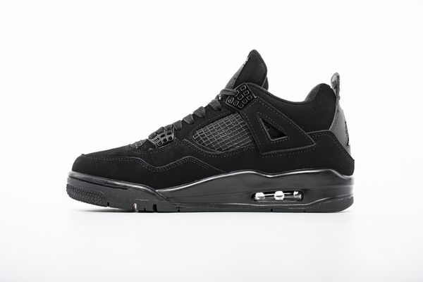 

solekix jumpman 4 "black cat" men/women basketball shoes outdoor sneakers sports with original box