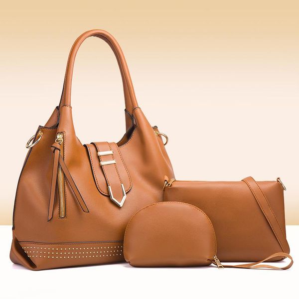 

clutch bags dumpling baozi mother bag three-piece set one shoulder diagonal handbag ladies