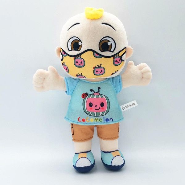 

new us stock christmas new year boy girl cocomelon plush toys xmas kid soft stuffed dolls toys cartoon toy gift family
