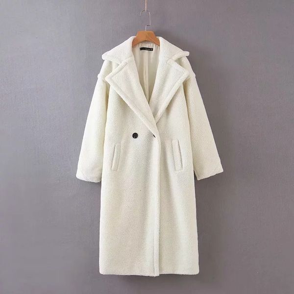 

2021 new women's wool medium length cotton padded jacket, uniform color, autumn winter, warm and fashionable hshi, Black