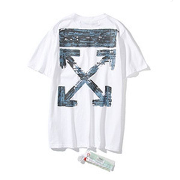 

the new casual short summer sleeve off fashion brand letter youth collarless loose t-shirt for lovers, White;black