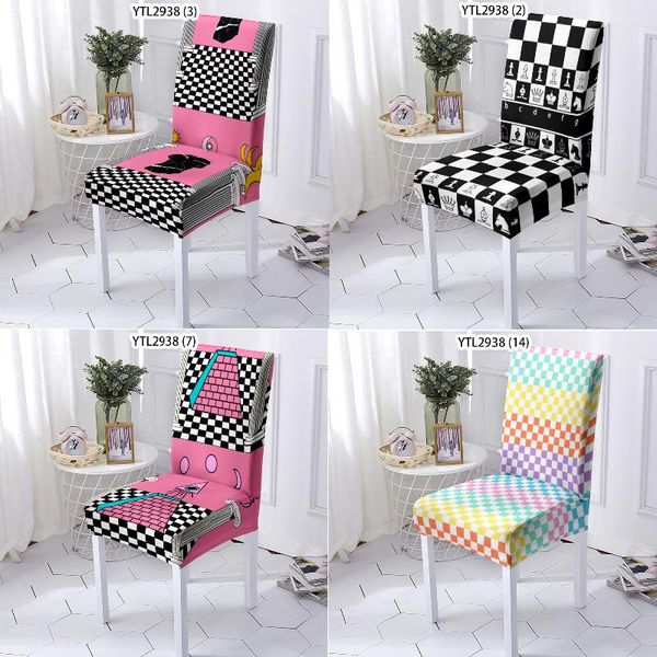 

chair covers geometric striped lattice recliner cover office desk cushion