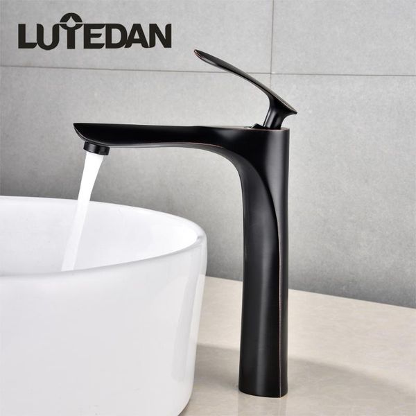 

bathroom sink faucets lutedan chrome brass single handle basin deck vintage wash cold mixer taps