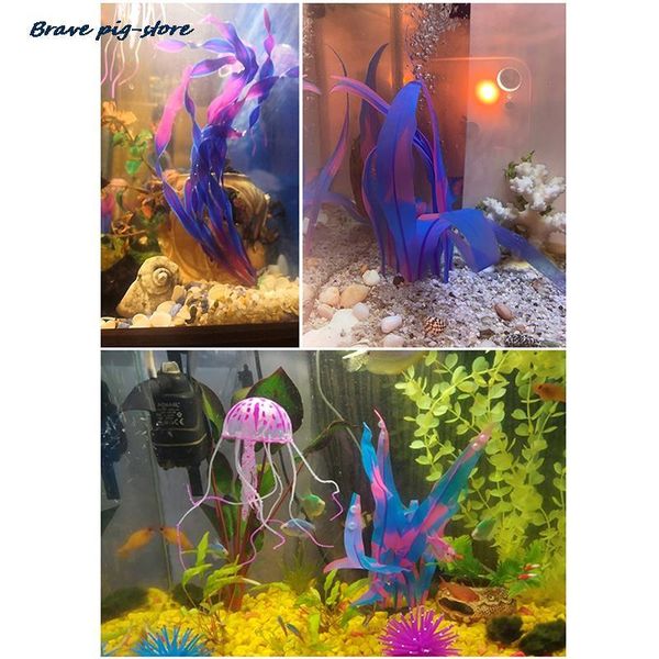 

decorations 25cm aquarium decoration plant simulation artificial water grass fish tank decor