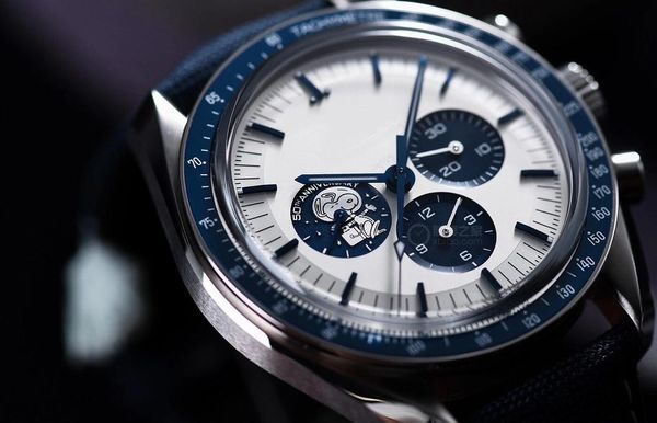 

wristwatches 2021 brand men speed watch blue ceramic bezel stainless steel quartz chronograph sapphire waterproof award 50th anniversary, Slivery;brown