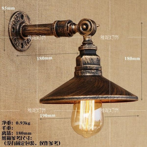 

nordice wall lamp crystal dining room aisle corridor lampara pared