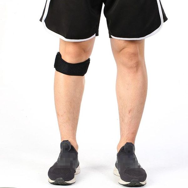 

elbow & knee pads 1pc pad sleeve breathable adjustable leg patella wrap protector outdoor fitness sportswear accessories, Black;gray