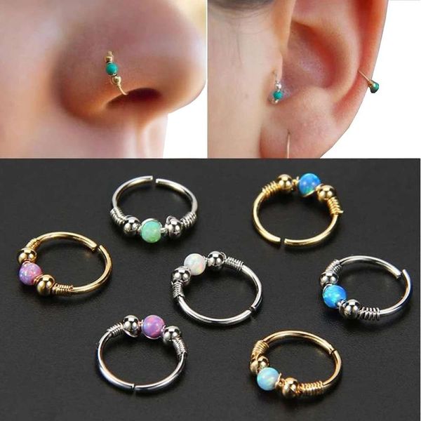 

puncture jewelry nose ring nose ring ear earbone seamless aobao open