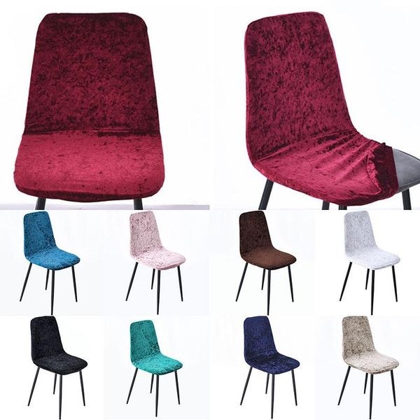 

chair covers flannel jacquard for wedding home dining room elastic check design wear-resistant case slipcover