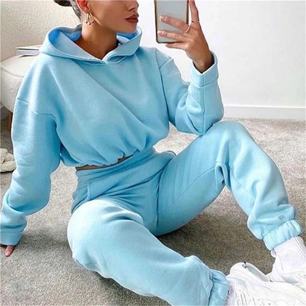 

women's pants & capris womens 2 piece sets sportswear 2021 zipper tracksuit women two set casual sport suit lounge wear, Black;white