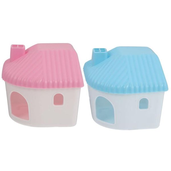 

small animal supplies 2pcs pet hamster hideaway hideout house hut plaything