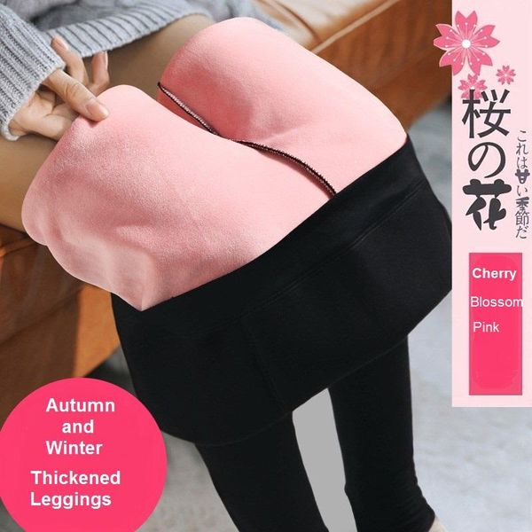 

maternity bottoms leggings warm trousers plus pink velvet clothes pregnancy pants for pregnant women thickened, White
