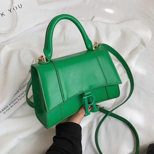 

evening bags green small pu leather crossbody with short handles for women 2021 summer fashion luxury shoulder handbags