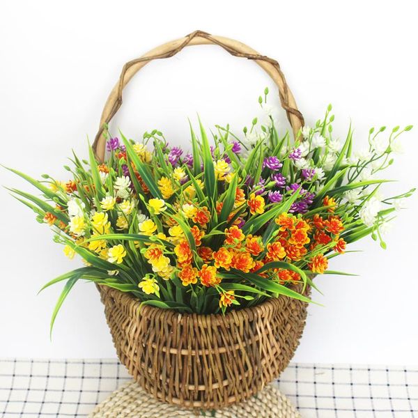 

1 bouquet fake little flowers heads diy gypsophila simulation artificial fake flower baby's breath wedding home decoration