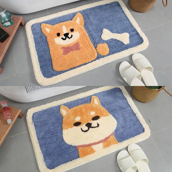 

bath mats 45x65cm dog print matsnon-slip bathroom carpet mat toilet rug pad carpets high and low hair design