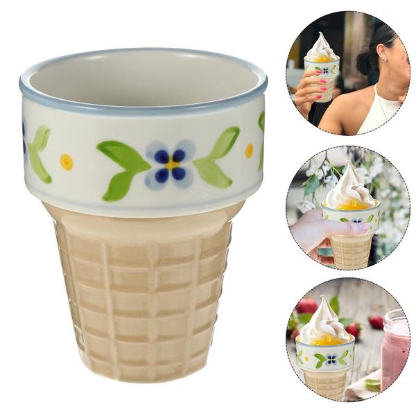 

bowls 1 pc practical coffee cup breakfast simple ceramic pudding