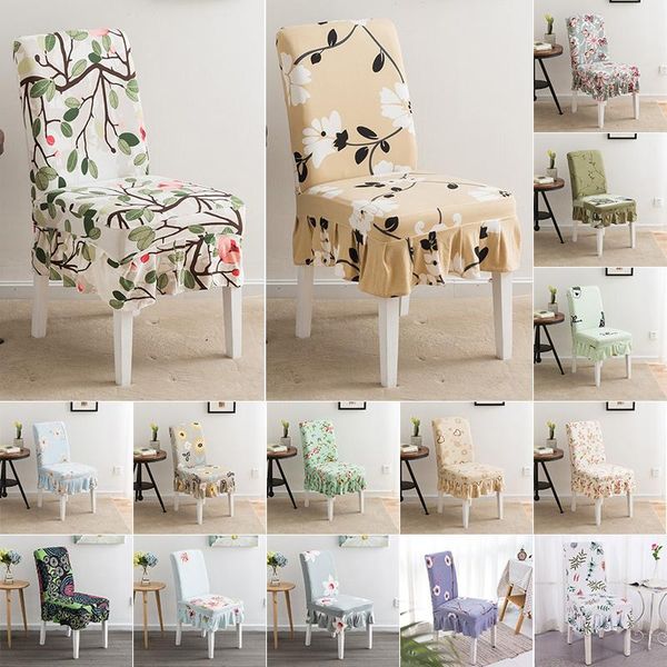

chair covers skirt style cover removable stretch elastic slip restaurant for weddings banquet folding el covering
