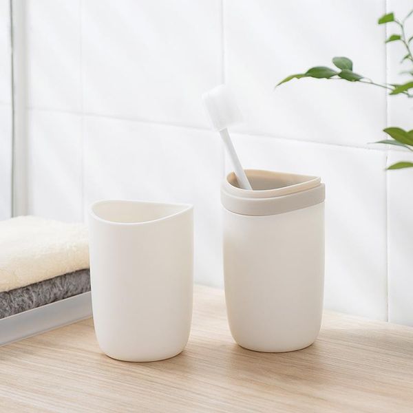 

bathroom storage & organization home travel portable wash cup outdoor toothbrush toothpaste supplies waterproof and dustproo