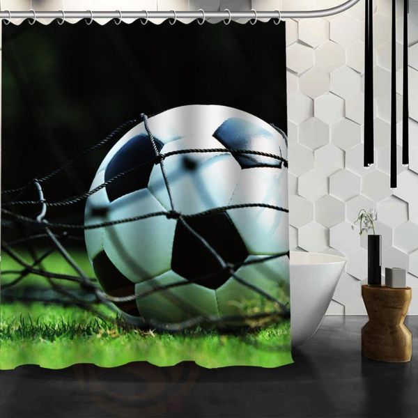 

shower curtains classical design football never sing waterproof curtain for bathroom products mildewproof peva bath 66x72''