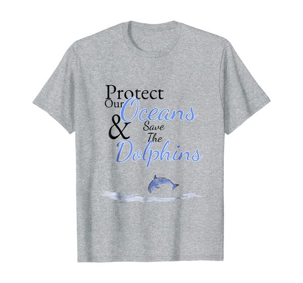 

cute dolphin t shirt - great shirt for marine biologists, White;black