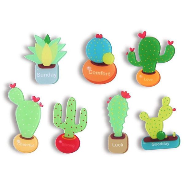 

fridge magnets cactus nets refrigerator net kitchen fun decorative cute (succulent)