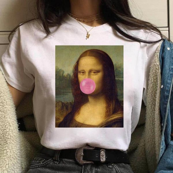 

women tshirt cartoon funny fashion print women t-shirt spoof personality fashion harajuku summer casual women's clothing, White