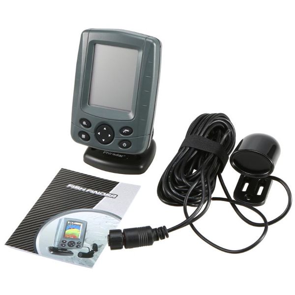 

ff688c 3.5"lcd fish finder outdoor fishing sonar sensor fishing finder alarm fish detector depth locator tackle pesca