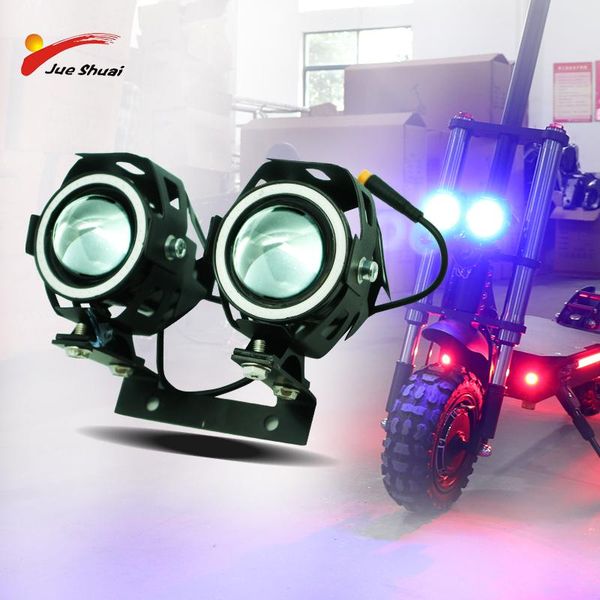 

12-60v eagle eye big led front light for electric kick scooter 2000w 2400w 2600w 3200w e scooter bike bicycle u7 led lighting