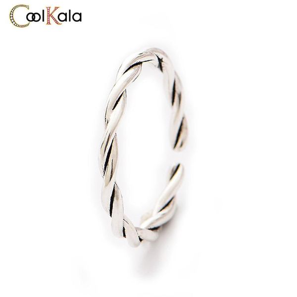

wedding rings coolkala mesh red metal twisted couple rope ring, Slivery;golden