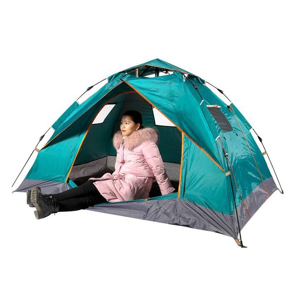 

tents and shelters 210*150 outdoor automatic 3-4 person tent camping easy instant setup protable backpacking for sun shelter travelling hiki