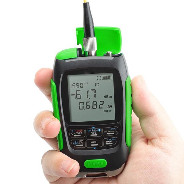 

[100% new] 4in1 li battery optical power meter led light visual fault locator network cable test optical fiber tester 30km vfl
