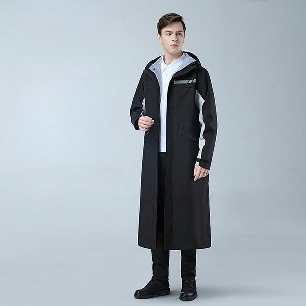 

raincoats travel reflective raincoat jacket men motorcycle thicken rain coat poncho cover black chubasquero hombre gear dk50rc
