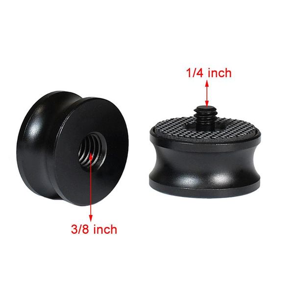 

camera accessories tripod conversion screw 3/8 inch to 1/4 inch quick release screw aluminum pgraph fixed converter for dslr