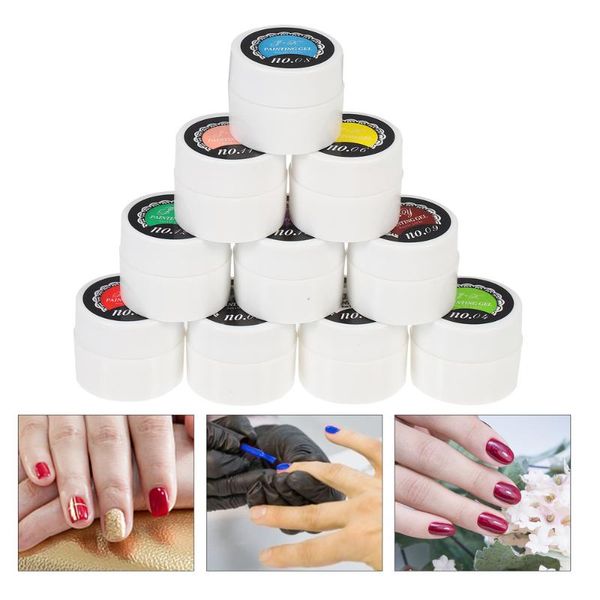 

nail gel 12 pcs diy polish set art manicure kit pigment uv, Red;pink