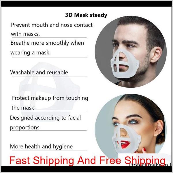 

3d mask bracket lipstick protection stand face mask inner pad enhancing breathing smoothly cool ma qylmbj homes2011