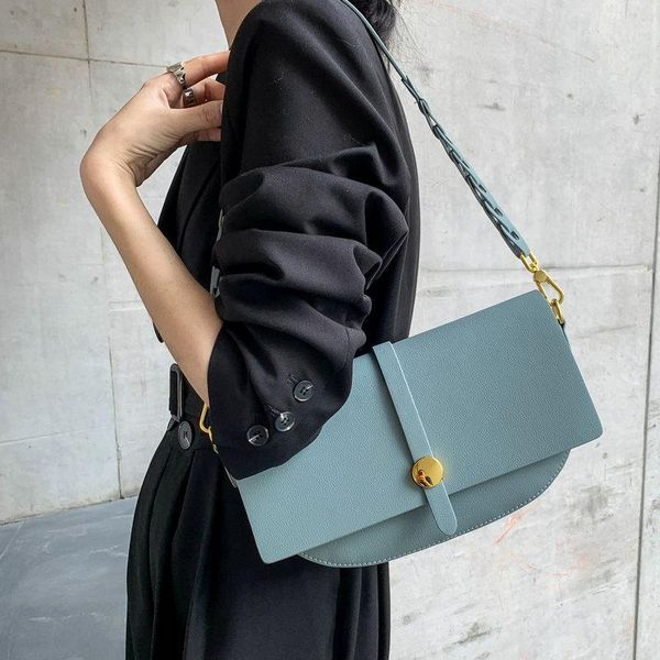 

evening bags 2021 design leather crossbody bag exquisite female retro underarm fashion one shoulder for women