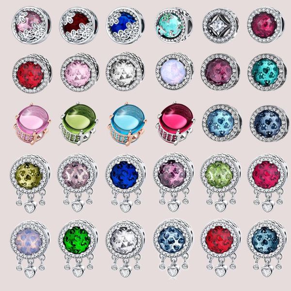 

other colorful zircon series sparkling charm beads fit charms 925 sterling silver color bracelets women original jewelry