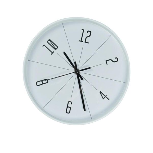 

1pc art watch european wall clock wall hanging clock without battery (white)