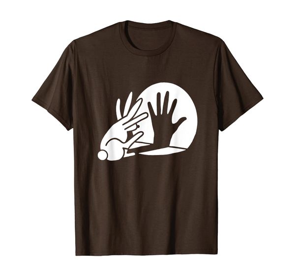 

Cute Bunny Hand Shadow Puppet T-Shirt Rabbit Humor T-Shirt, Mainly pictures
