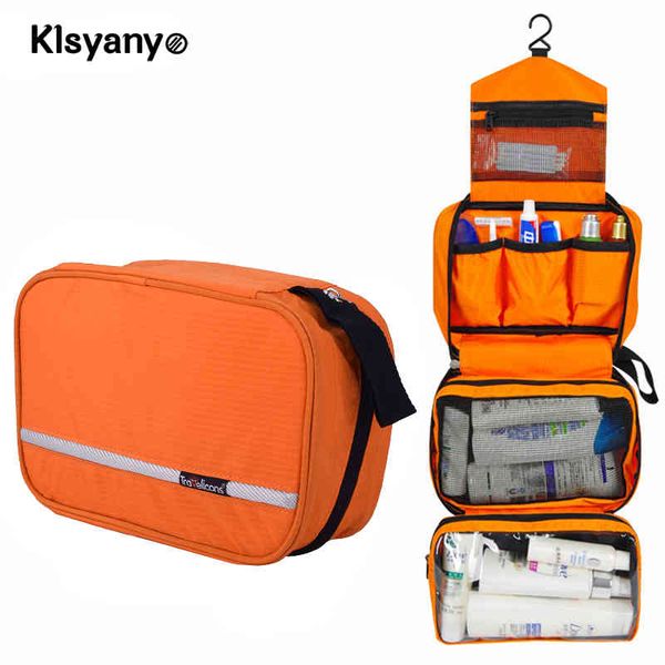 

multi-functional waterproof compact hanging cosmetic travel toiletry neceser wash bag makeup necessaire organizer