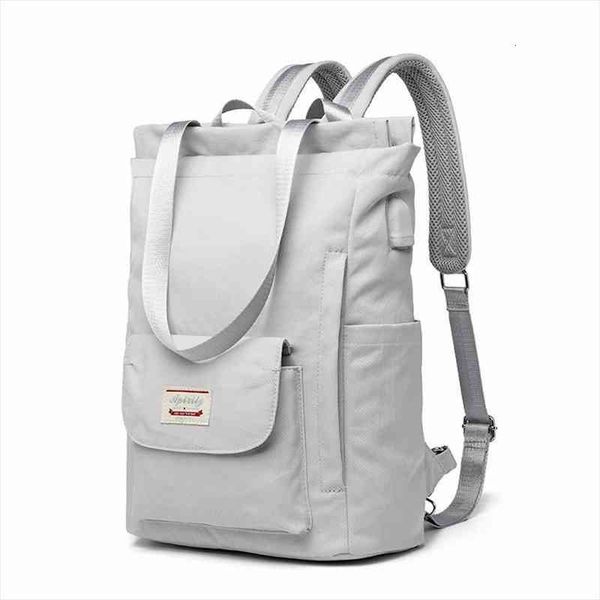 

waterproof stylish lapbackpack women 13 13.3 14 15.6 inch korean fashion oxford canvas usb college bag female