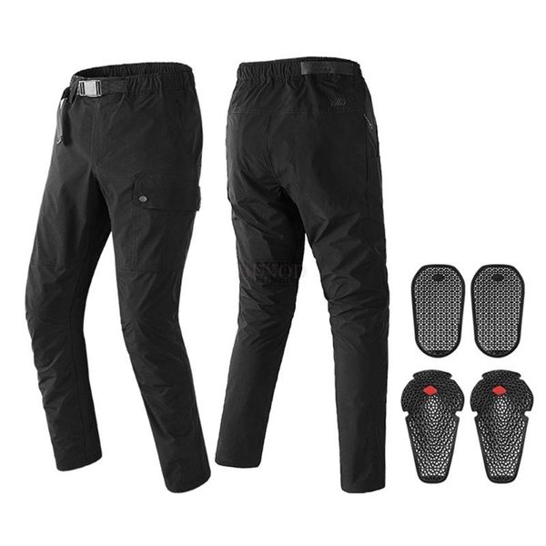 

motorcycle apparel breathable off-road pants suit with removable protector summer cycling equipment trousers