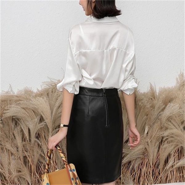 

2021 new real fashion genuine sheep leather g29 f710, Black