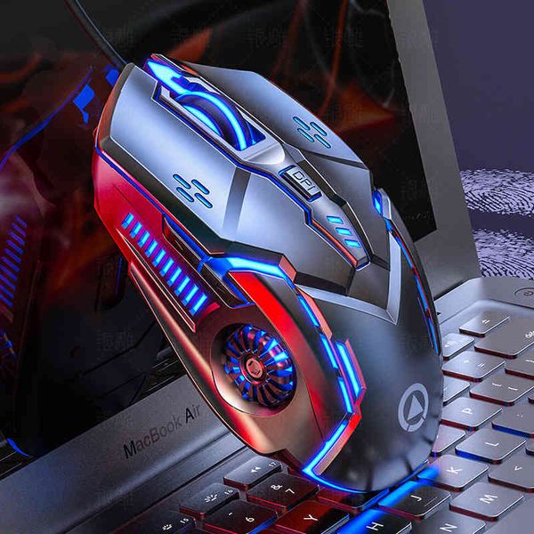 Компьютер Gamer Ergonomic Gaming Mouse USB Wired Game Maause 5500 DPI Wild Meach Mice со светодиодной подсветкой 6 кнопки ПК ноутбук