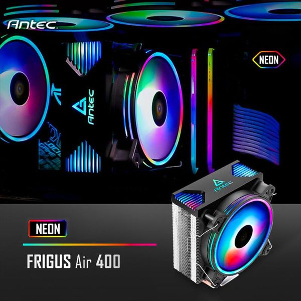 

lapcooling pads antec a400 rgb cpu cooler with 4 heatpipes for lga 1151 1150 1155 1156 am4 am3 gpu computer water system waterblock