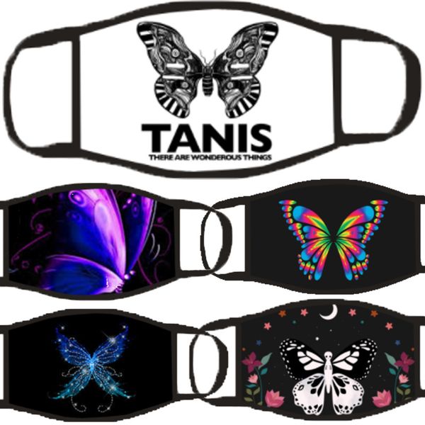 

fashionable butterfly printing civil mask dust-proof hanging ear multi-color